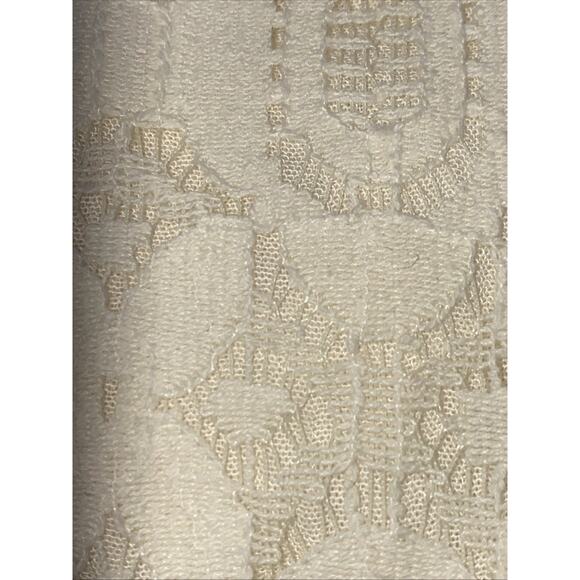 Multiples Petite Small Jacket Womens Cream Linen/lace Long Sleeve Cottagecore - Picture 9 of 9